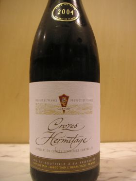 クローズ・エルミタージュ 2004／ド・タン・レルミタージュ協同組合（Crozes Hermitage 2004  / De Tain Crozes Hermitage ）