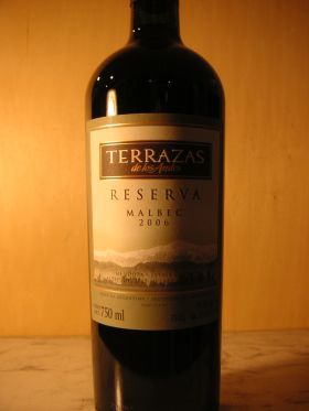 テラザス・デ・ロス・アンデス テラザス　レゼルヴァ　マルベック[ Terrazas De Los Andes Reserva ]