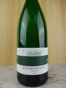 ヴァイスブルグンダー トロッケン 1L / ヴァインホフ・ショイ [ Weissburgunder Trocken 1L / Weinhof Sｃheu ]