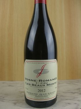 ヴォーヌ ロマネ プルミエ クリュ レ ボー モン 2012／ジャン・グリヴォ [ Vosne-Romanee 1er Cru Les Beaux Monts 2012 / Jean Grivot ]